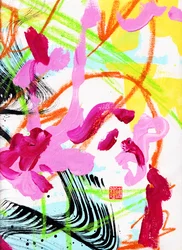 Mozarts Frühlings Tintenabstraktion 2, 2020