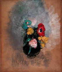 Anemonen und Tulpen