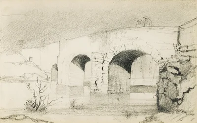 Zeichnung aus einem Album mit dem Titel "Das Baskenland", 1862-63