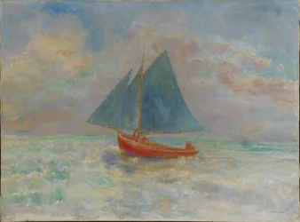 Das rote Boot, um 1910