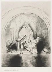 Die Apokalypse des Heiligen Johannes: Und ich sah in der rechten Hand dessen, der auf dem Thron saß..., 1899