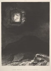 Das vage Schimmern eines in der Luft schwebenden Kopfes, 1891