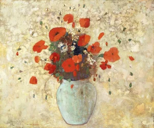 Vase mit Mohnblumen; Vase de Coquelicots, 1905-09