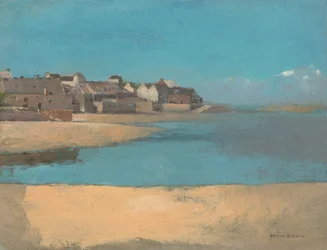 Dorf am Meer in der Bretagne