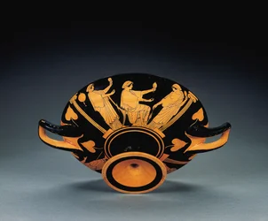Attische rotfigurige Kylix, ca. 470 v. Chr.