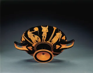 Attische rotfigurige Kylix, ca. 470 v. Chr.