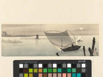 Fischerboote bei Vollmond