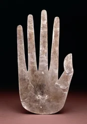 Handförmiger Ausschnitt, 200 v. Chr.-400 n. Chr. (Glimmer)