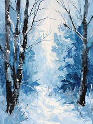 Winterwaldlicht