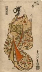 Kurtisane verglichen mit dem chinesischen Weisen Zhang Guolao