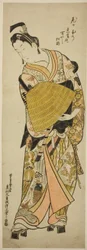 Der Schauspieler Onoe Kikugoro I als Soga no Goro