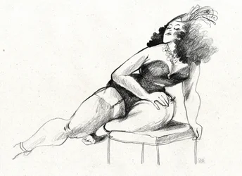 Kurviger Pinup-Glamour