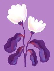 Moderne Lavendelblumen