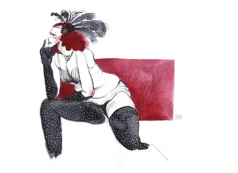Geheimnisvoller Flapper-Glamour