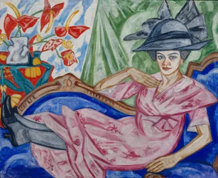Porträt der Schwester des Künstlers, 1912
