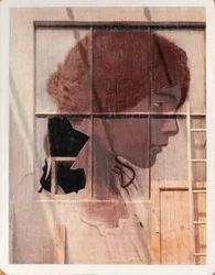 Porträt an der Wand, 2021