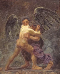 Jakob kämpft mit dem Engel