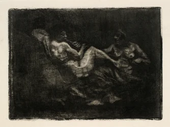 Zwei Hexen kämpfen um einen Besenstiel