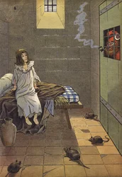 Der Dauphin im Tempelgefängnis