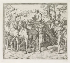 David kehrt triumphierend nach Jerusalem zurück