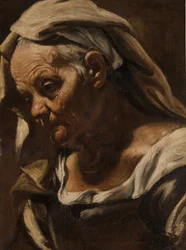 Kopf einer alten Frau, nach 1610