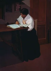 Frau beim Schreiben