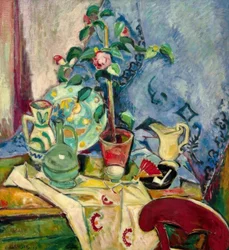 Stillleben mit Kamelie