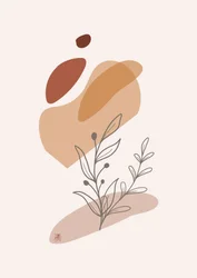 Erdige botanische Formen