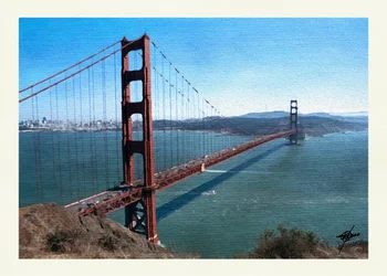 Golden Gate Buchtblick