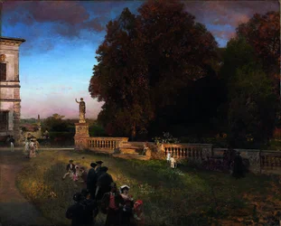 Im Park der Villa Borghese