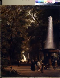 Die Allee im Park