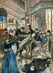 Verhaftung des Anarchisten Emile Henry