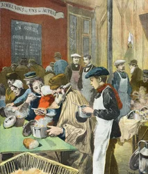 Wohltätigkeit der Pariser Studenten