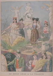 Fatted Ox Festlichkeiten, Villette, Paris, 1900