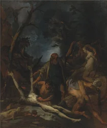 Hexen bei einer schwarzen Messe