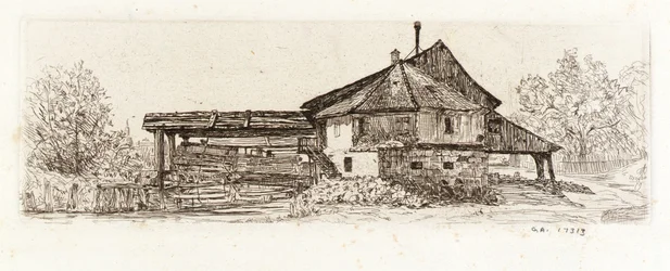 Donau, eine alte Mühle