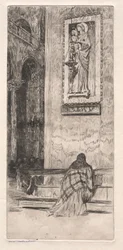 Radierungen von Venedig: St. Markus, 19. Jahrhundert