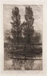 Pappeln, Königlicher Garten, Schleissheim, 1879