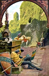 Schloss Dornröschen, ca. 1900