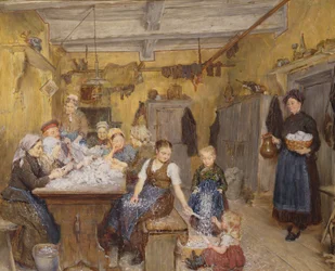 Federn und Daunen, 1884