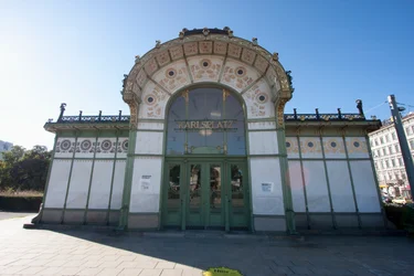 Stadtbahnstation Karlsplatz, Wien, Österreich