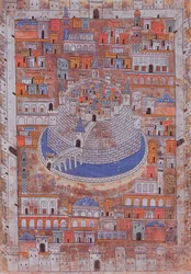 Karte von Aleppo, ca. 1600