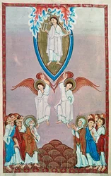 Ms 91 f.96 Himmelfahrt