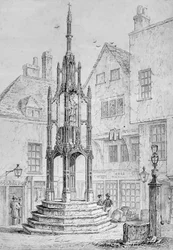 City Cross Winchester, um 1830