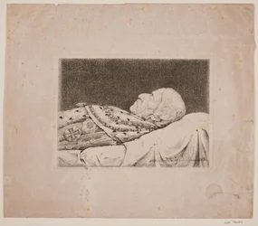 Friedrich VI. auf dem Totenbett