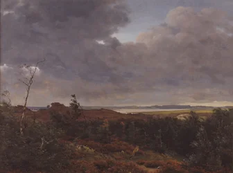 Ansicht von Frederiksværk vom Tisvilde Wald, Nordseeland