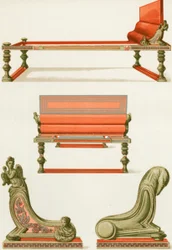 Bronzemöbel aus Pompeji