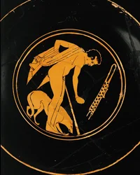 Komaste mit seinem Hund