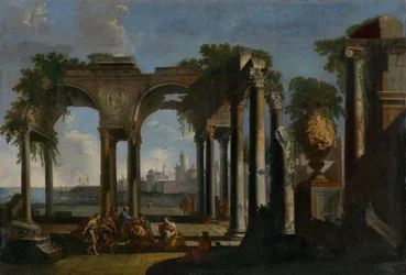Der heilige Paulus predigt in Campagna, ca. 1735