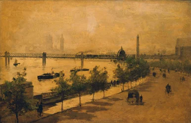 Das Themse-Ufer, London